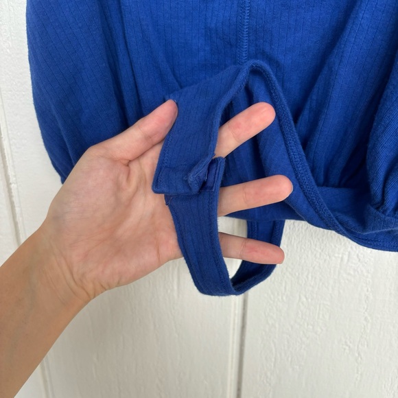 Free People Intimately Marissa Bodysuit in Blue Small - Picture 6 of 10